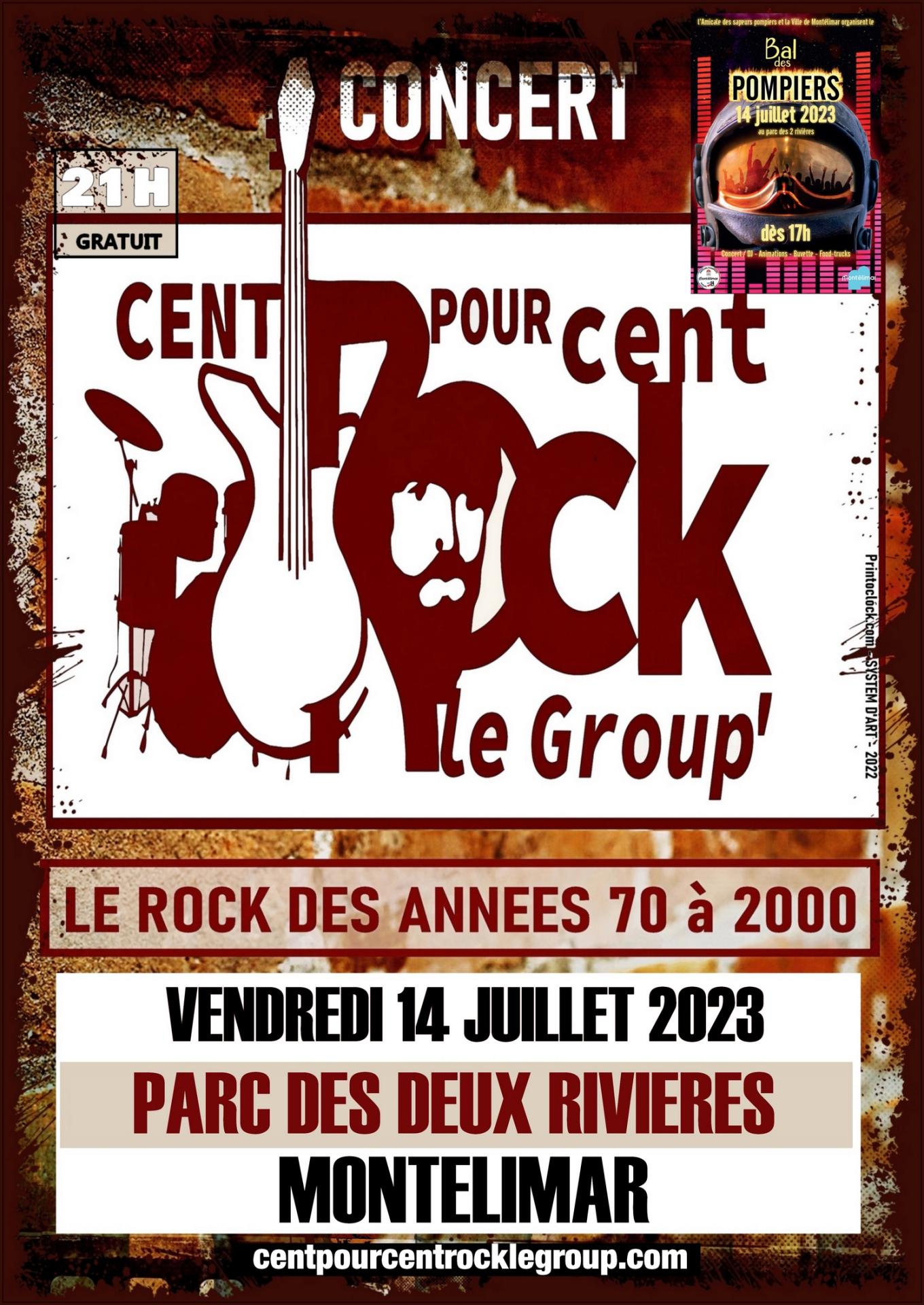 Montelimar 14 juillet 2023 concert