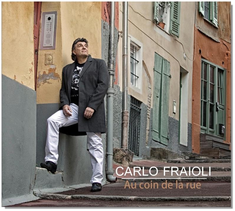 Pochette album carlo fraioli 2017 au coin de la rue