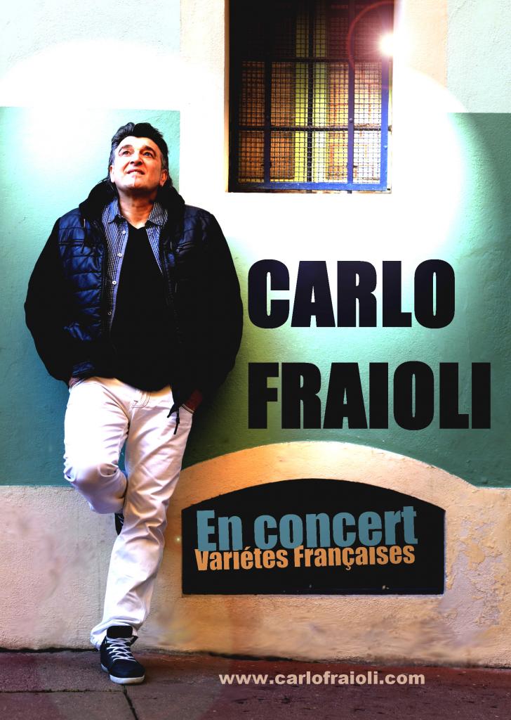 Affiche Carlo Fraioli  EN CONCERT
