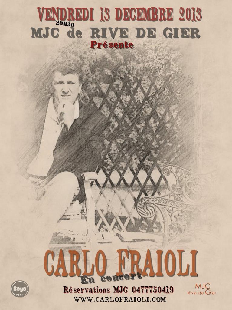 carlo fraioli en concert le 13 novembre 2013