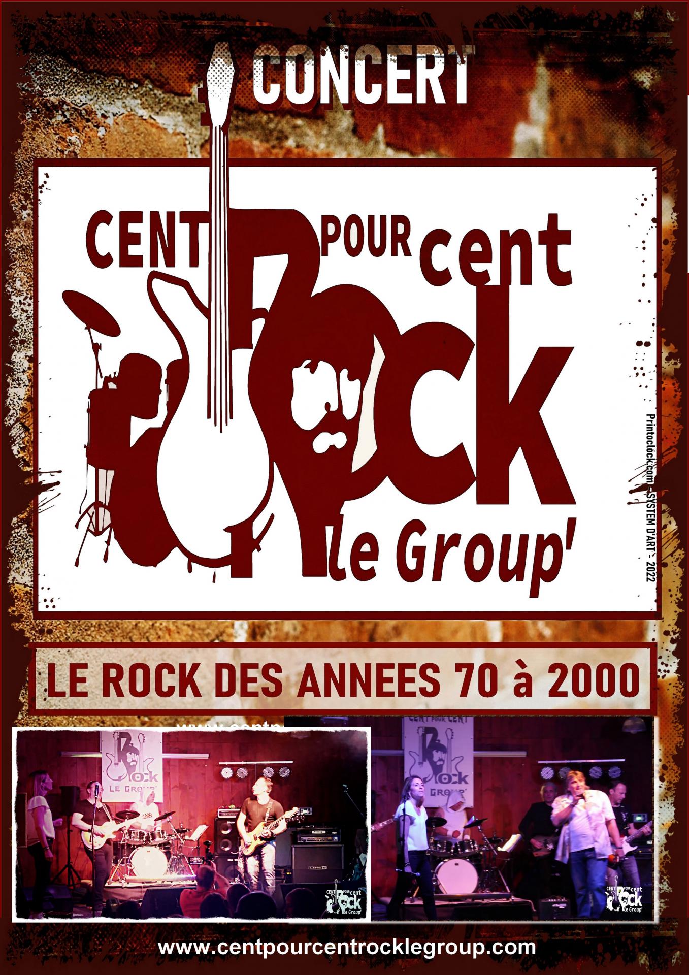Affiche centpourcent rock 30 40