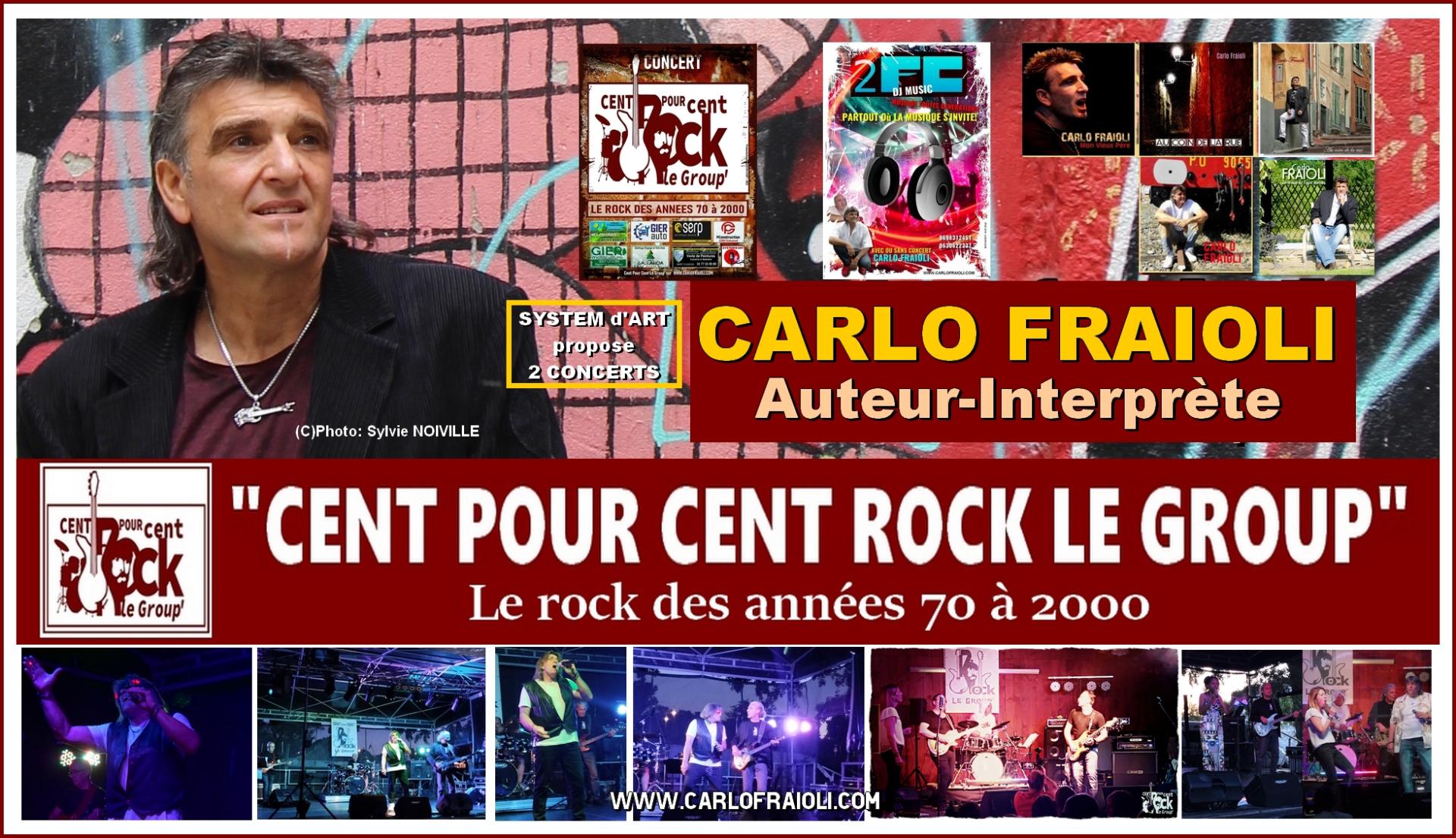 Carlo fraioli et cent pour cent rock le group