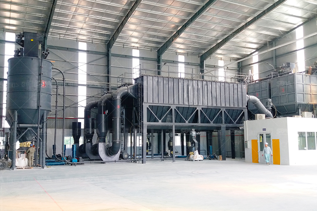 MTW and SCM mill installation in a plant