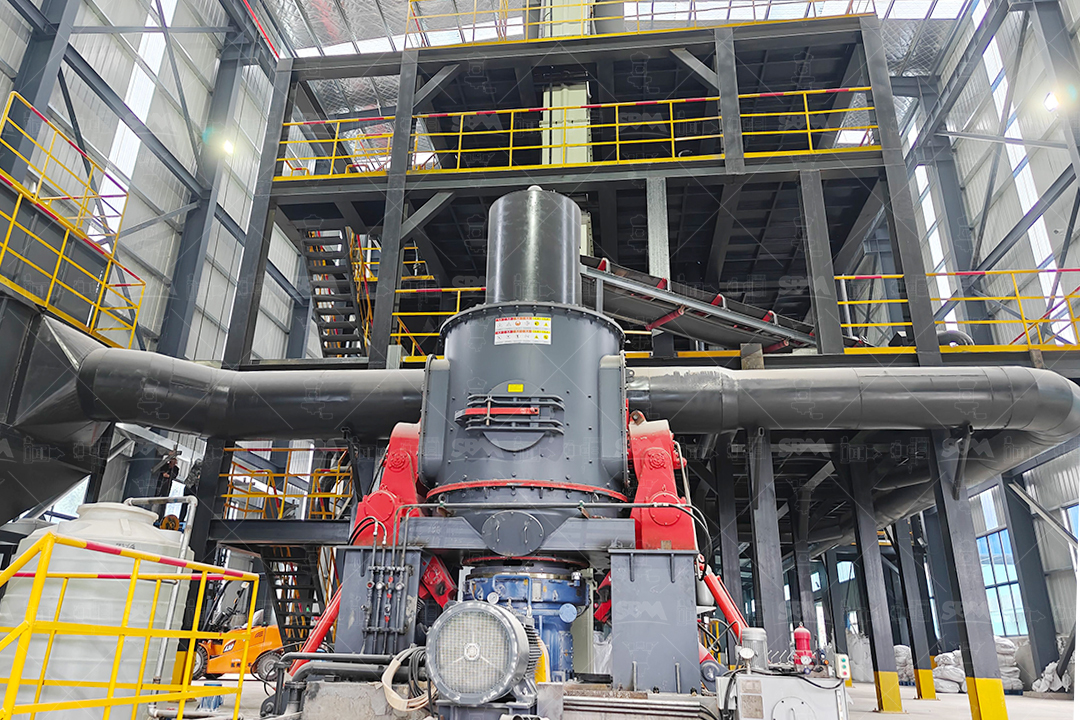 Diagram of LUM ultra fine vertical roller mill operation