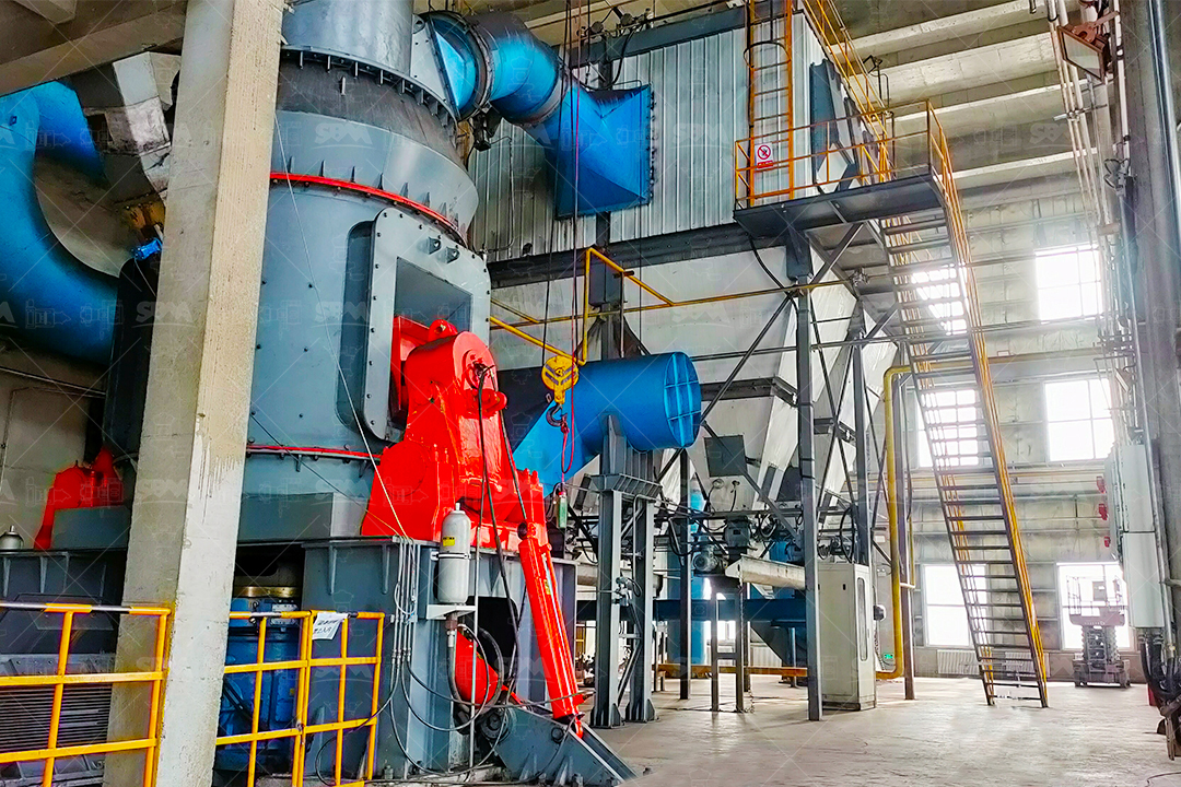 LUM ultrafine vertical mill for calcium carbonate processing